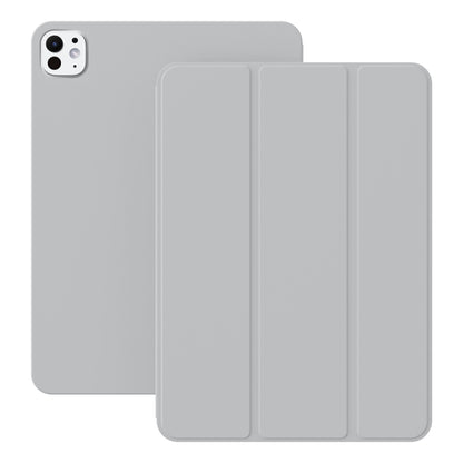 For iPad Pro 13 2024 Ultra-thin Double-sided Clip Magnetic Smart Tablet Case(Grey) - iPad Pro 13 2024 Cases by buy2fix | Online Shopping UK | buy2fix