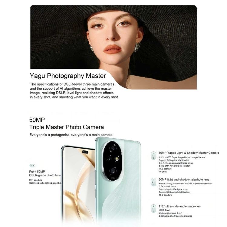 Honor 200 Pro, 16GB+1TB, Screen Fingerprint Identification, 6.78 inch MagicOS 8.0 Snapdragon 8s Gen 3 Octa Core, Network: 5G, NFC, OTG(Pink) - Honor by Huawei | Online Shopping UK | buy2fix