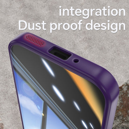 For Google Pixel 9 / 9 Pro Acrylic Hybrid TPU Armor Shockproof Phone Case(Purple) - Google Cases by buy2fix | Online Shopping UK | buy2fix