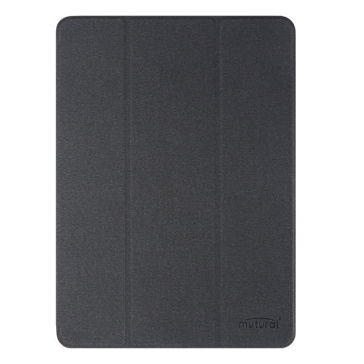 For iPad Air 11 2024 / Air 2022 10.9 Mutural YASHI Series Tablet Leather Smart Case(Black) - iPad Air 11 2024 Cases by Mutural | Online Shopping UK | buy2fix