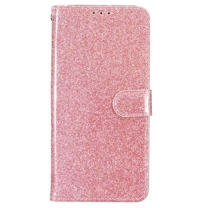 For Google Pixel 9 / 9 Pro Glitter Powder Flip Leather Phone Case(Rose Gold) - Google Cases by buy2fix | Online Shopping UK | buy2fix