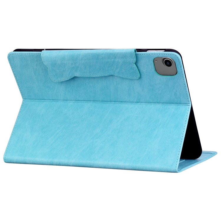 For iPad Air 13 2024 Cat Buckle Leather Smart Tablet Case(Sky Blue) - iPad Air 13 2024 Cases by buy2fix | Online Shopping UK | buy2fix