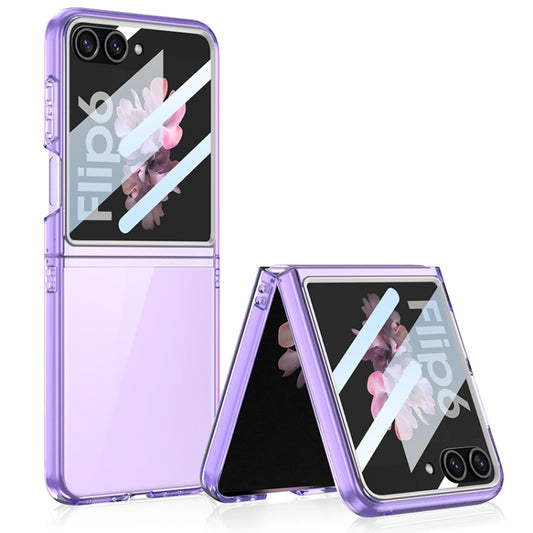 For Samsung Galaxy Z Flip6 GKK Integrated Ultra-thin Large Window PC Phone Case(Purple) - Galaxy Z Flip6 5G Cases by GKK | Online Shopping UK | buy2fix