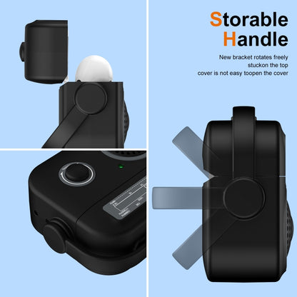 For AirPods Pro Radio Style Wireless Bluetooth Earphones Shockproof Protective Case(Black) - For AirPods Pro by buy2fix | Online Shopping UK | buy2fix