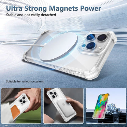 For iPhone 16 Pro Max Transparent MagSafe Magnetic Phone Case(Transparent) - iPhone 16 Pro Max Cases by buy2fix | Online Shopping UK | buy2fix