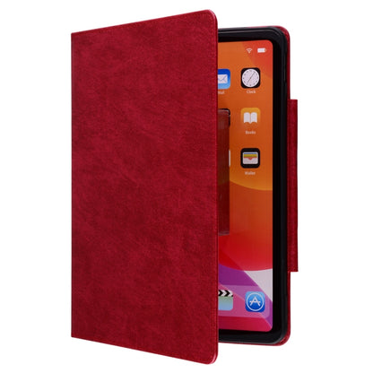 For Samsung Galaxy Tab S9+ / S8+ / S7+ Cat Buckle Leather Smart Tablet Case(Red) - Galaxy Tab S9+ Cases by buy2fix | Online Shopping UK | buy2fix