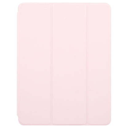 For iPad Air 11 2024 / Air 5 / Air 4 GEBEI Acrylic TPU 3-folding Rotating Smart Tablet Leather Case withh Pen Slot(Pink) - iPad Air 11 2024 Cases by GEBEI | Online Shopping UK | buy2fix