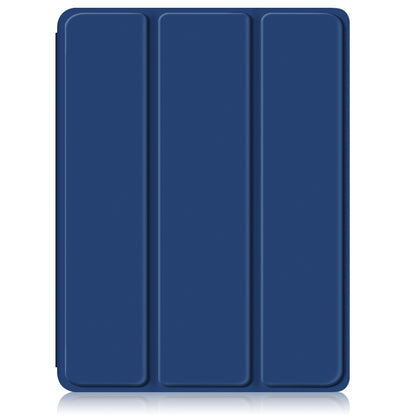 For iPad Pro 11 2024 Acrylic 3-Fold Smart Leather Tablet Case(Dark Blue) - iPad Pro 11 2024 Cases by buy2fix | Online Shopping UK | buy2fix