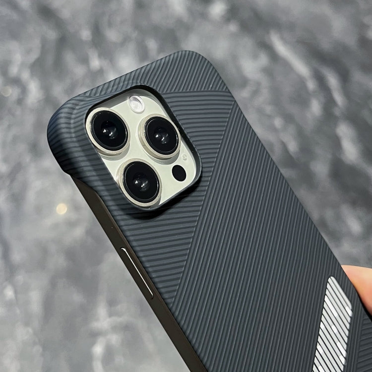 For iPhone 13 Pro Carbon Fiber Frameless Cooling Phone Case(Silver) - iPhone 13 Pro Cases by buy2fix | Online Shopping UK | buy2fix