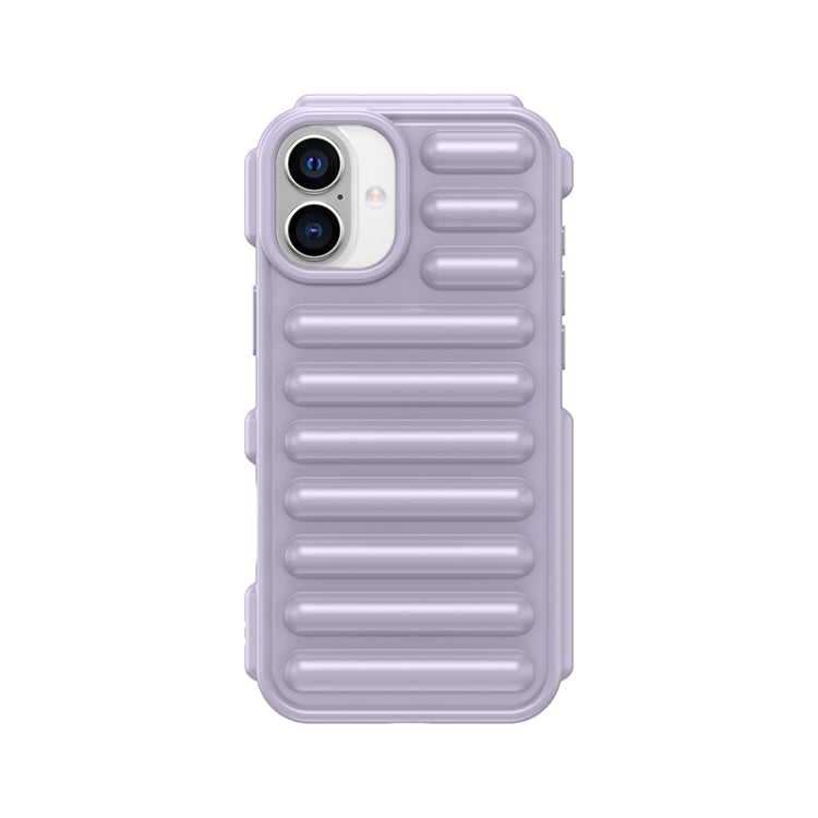 For iPhone 16 Plus Capsule Series Candy Color TPU Phone Case(Purple) - iPhone 16 Plus Cases by buy2fix | Online Shopping UK | buy2fix