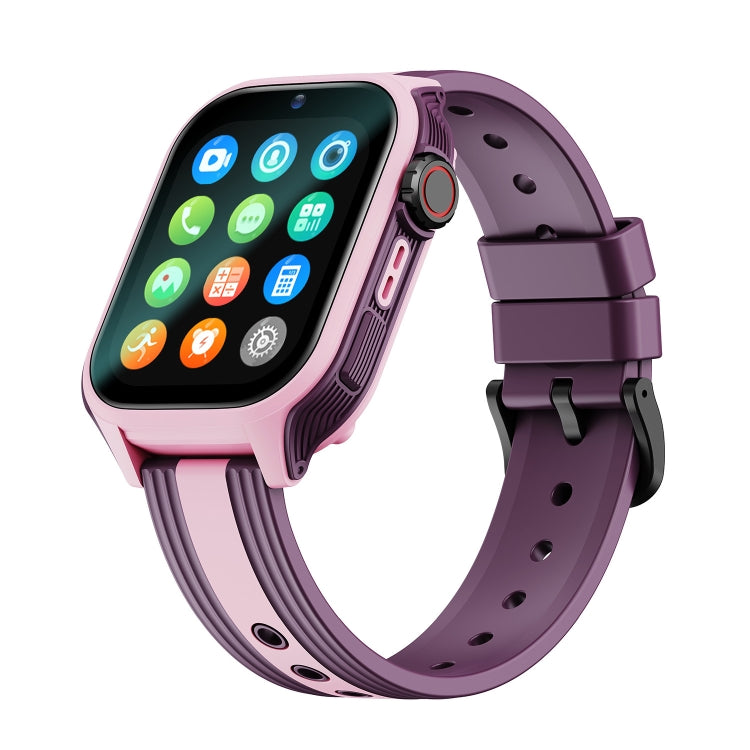 LEMFO K36 1.83 inch IPX7 Children Sport Smart Watch, Support Video Call / Message Notification / GPS / WiFi(Purple) - Smart Watches by LEMFO | Online Shopping UK | buy2fix