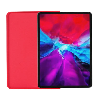 For iPad Pro 11 2024 Pure Color Liquid Silicone Shockproof Tablet Case(Red) - iPad Pro 11 2024 Cases by buy2fix | Online Shopping UK | buy2fix