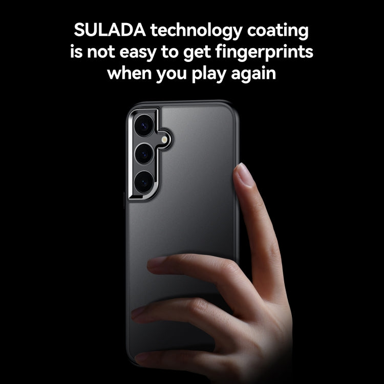 For Samsung Galaxy S24 5G SULADA Skin Feel Matte Shockproof Phone Case(Black) - Galaxy S24 5G Cases by SULADA | Online Shopping UK | buy2fix