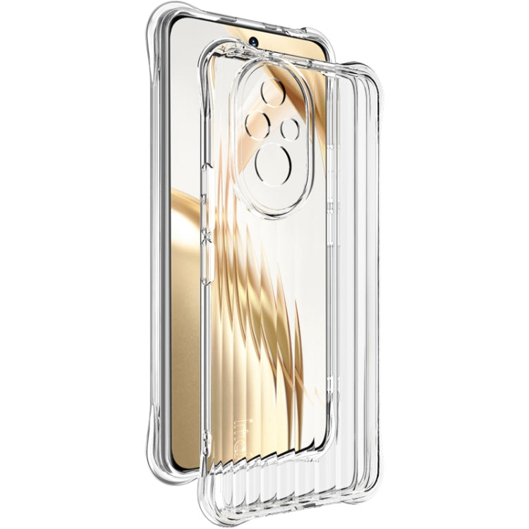 For Honor 200 IMAK Corrugated Texture Airbag TPU Phone Case(Transparent) - Honor Cases by imak | Online Shopping UK | buy2fix