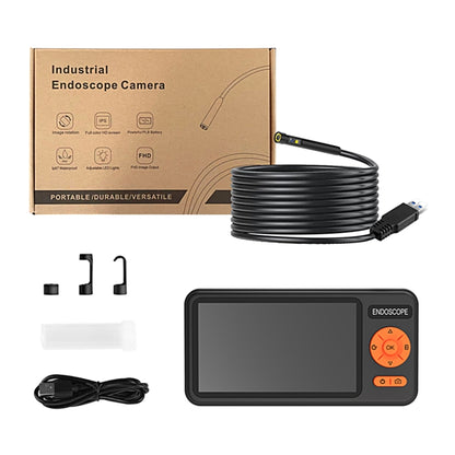 T29 5 inch IPS Screen 5.5mm Dual Lens IP67 Waterproof Industrial Endoscope With Bracket, Length:1m -  by buy2fix | Online Shopping UK | buy2fix