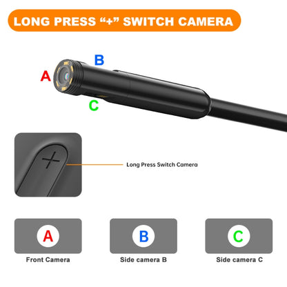 Y15 5.5mm Single Camera WiFi Connected Hard Cable HD Industrial Endoscope, Length:10m(Black) -  by buy2fix | Online Shopping UK | buy2fix