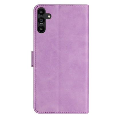 For Samsung Galaxy S25+ 5G Seven Butterflies Embossed Leather Phone Case(Purple) - Galaxy S25+ 5G Cases by buy2fix | Online Shopping UK | buy2fix