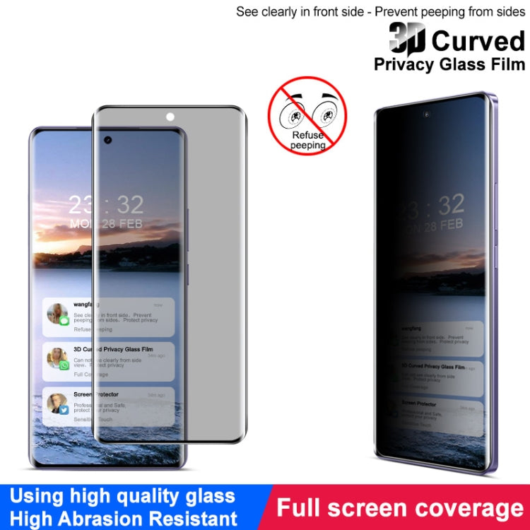 For Realme GT 6 5G Global imak 3D Curved HD Full Screen Anti-spy Tempered Glass Protective Film - Realme Tempered Glass by imak | Online Shopping UK | buy2fix