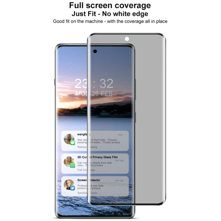 For Realme GT 6T 5G Global imak 3D Curved HD Full Screen Anti-spy Tempered Glass Protective Film - Realme Tempered Glass by imak | Online Shopping UK | buy2fix