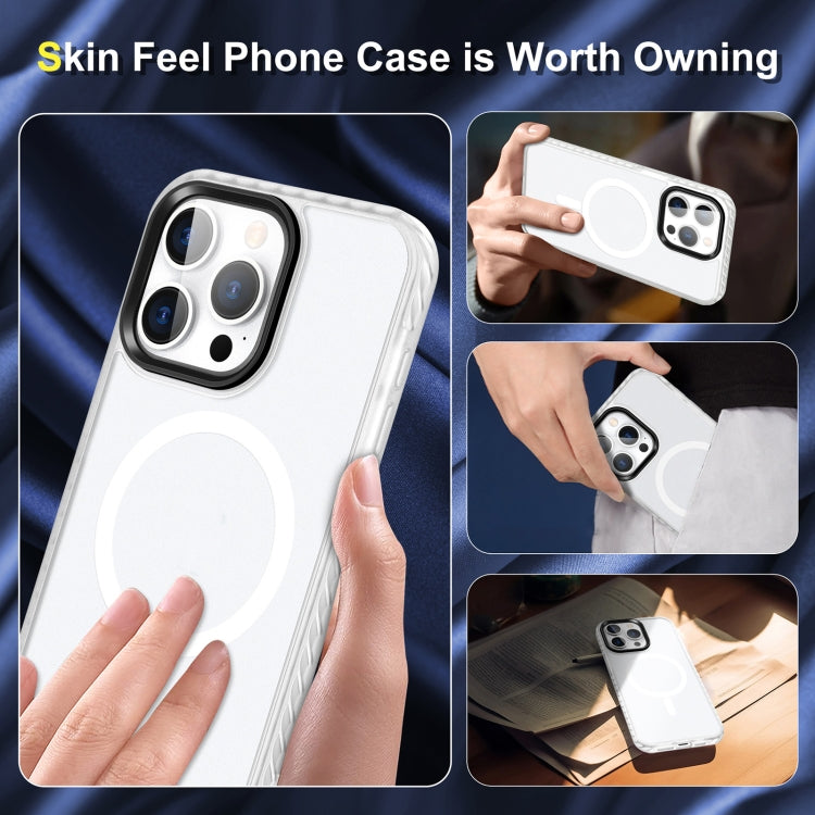 For iPhone 12 / 12 Pro Skin Feel Airbag Shockproof MagSafe Phone Case(Transparent) - iPhone 12 / 12 Pro Cases by buy2fix | Online Shopping UK | buy2fix