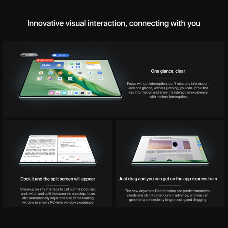 Honor MagicPad2 WiFi Tablet PC, 8GB+256GB, 12.3 inch MagicOS 8.0.1 Qualcomm Snapdragon 8s Gen 3 Octa Core(Green) - Huawei by Huawei | Online Shopping UK | buy2fix