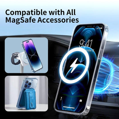 For iPhone 16 Pro ViLi MAG-C Series MagSafe Magnetic PC + TPU Phone Case(Transparent) - iPhone 16 Pro Cases by ViLi | Online Shopping UK | buy2fix