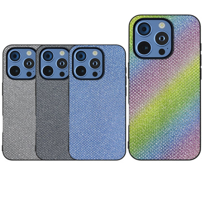 For iPhone 16 Pro Diamond Black Frame Phone Case(Rainbow Diamond) - iPhone 16 Pro Cases by buy2fix | Online Shopping UK | buy2fix