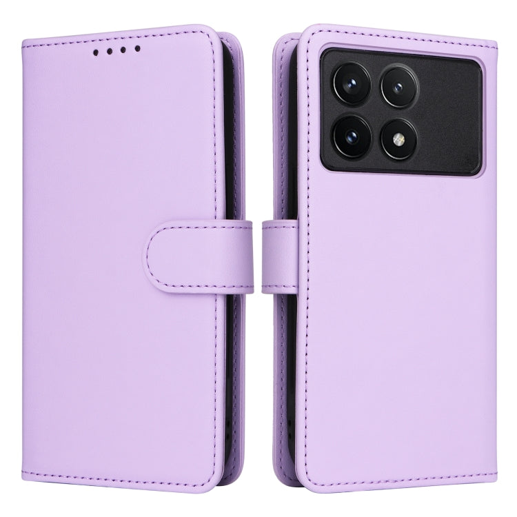 For Redmi K70 / K70 Pro BETOPNICE BN-005 2 in 1 Detachable Imitate Genuine Leather Phone Case(Light Purple) - K70 Pro Cases by BETOPNICE | Online Shopping UK | buy2fix