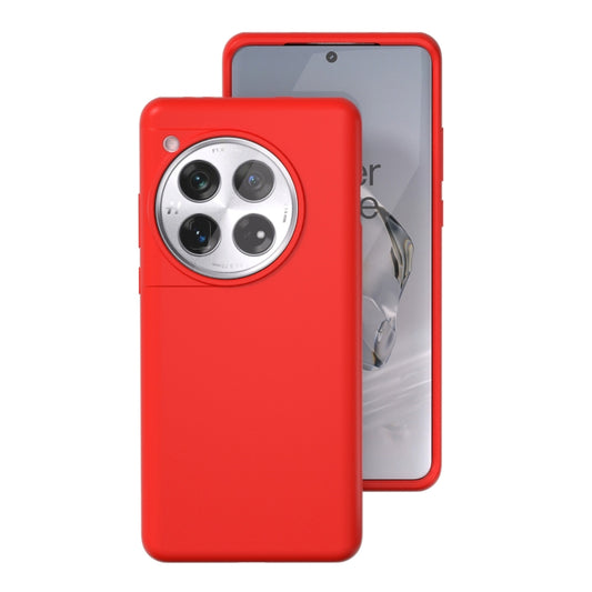 For OnePlus 12 All-inclusive Liquid Silicone Phone Case(Red) - OnePlus Cases by buy2fix | Online Shopping UK | buy2fix