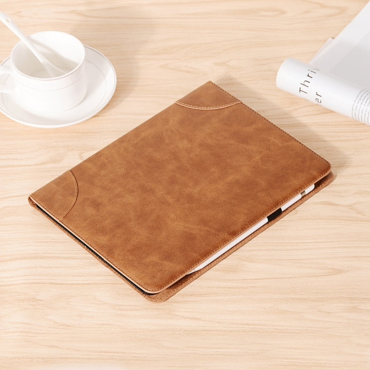 Retro Book Style Leather Tablet Case For iPad Pro 13 2024(Brown) - iPad Pro 13 2024 Cases by buy2fix | Online Shopping UK | buy2fix