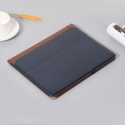 For iPad Pro 13 2024 Book Style Stitching Leather Tablet Case(Blue) - iPad Pro 13 2024 Cases by buy2fix | Online Shopping UK | buy2fix