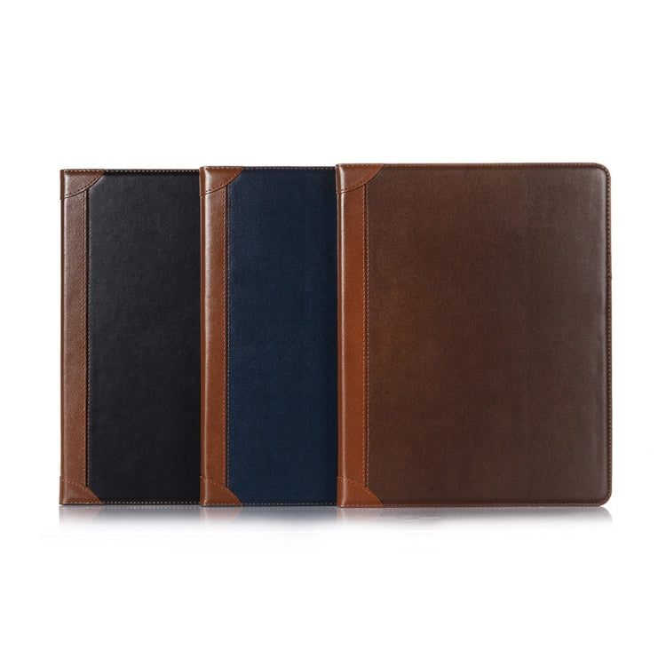 For iPad Pro 13 2024 Book Style Stitching Leather Tablet Case(Coffee) - iPad Pro 13 2024 Cases by buy2fix | Online Shopping UK | buy2fix