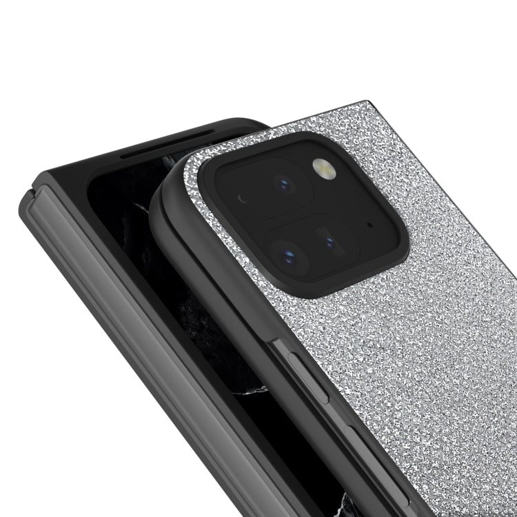 For Google Pixel 9 Pro Fold Diamond Frame Edge Full Coverage Phone Case(Jewel Silver) - Google Cases by buy2fix | Online Shopping UK | buy2fix