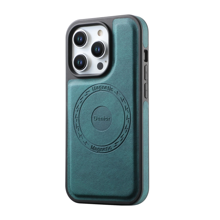 For iPhone 14 / 13 Denior A13 Skin Feel MagSafe Phone Case(Blue) - iPhone 14 Cases by Denior | Online Shopping UK | buy2fix