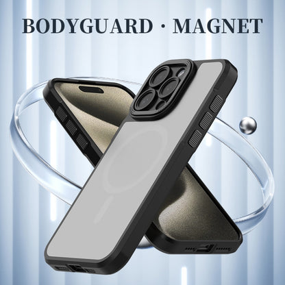 For iPhone 16 Pro Max Bodyguard MagSafe Magnetic Phone Case(Black) - iPhone 16 Pro Max Cases by buy2fix | Online Shopping UK | buy2fix