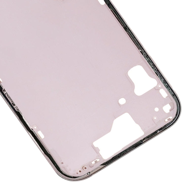 For iPhone 15 Middle Frame Bezel Plate with Side Keys + Card Tray, Version:CE EU Version(Pink) - LCD Related Parts by buy2fix | Online Shopping UK | buy2fix