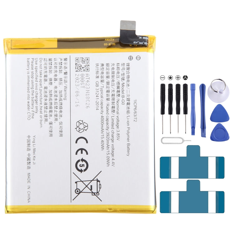 For vivo X27 B-G0 4000mAh Li-Polymer Battery Replacement - Others by buy2fix | Online Shopping UK | buy2fix