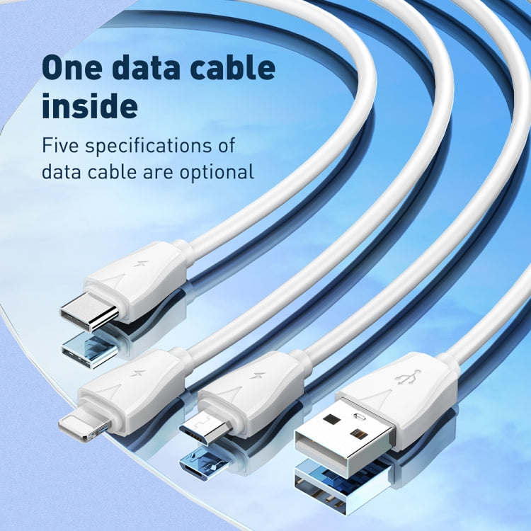 LDNIO Q334 32W Type-C + Dual USB Port Charger with 1m USB-C / Type-C to USB-C / Type-C Data Cable, Plug Type:EU Plug(White) - USB Charger by LDNIO | Online Shopping UK | buy2fix