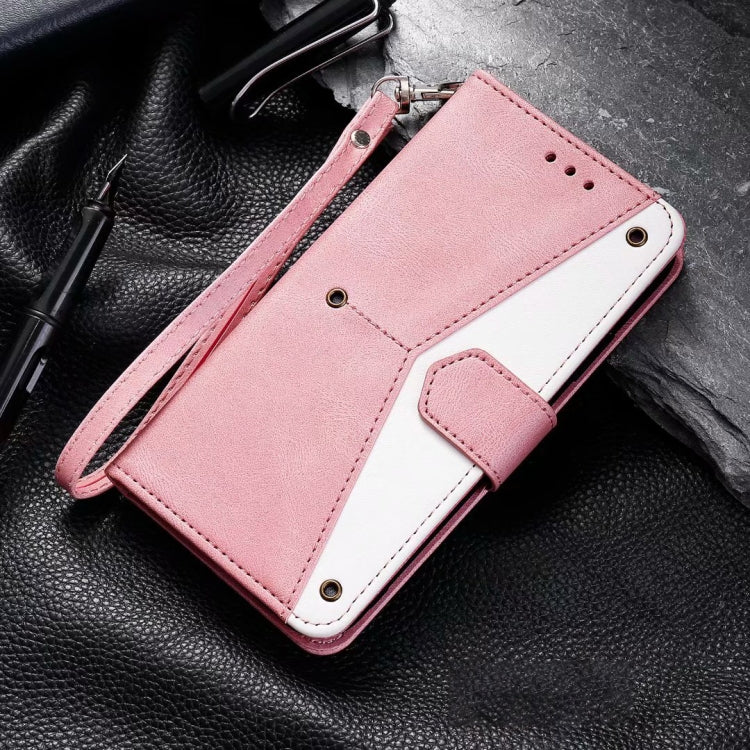 For Google Pixel 9 Pro XL Nail Skin Feel Stitching Calf Texture Leather Phone Case(Rose Gold) - Google Cases by buy2fix | Online Shopping UK | buy2fix