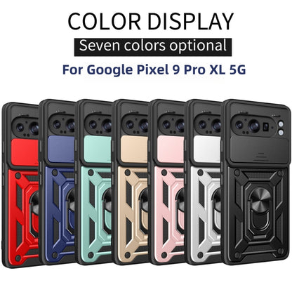 For Google Pixel 9 Pro XL Sliding Camera Cover Design TPU+PC Phone Case(Gold) - Google Cases by buy2fix | Online Shopping UK | buy2fix