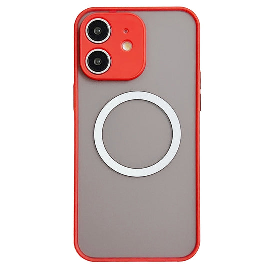 For iPhone 11 Hawkeye Skin Feel MagSafe Phone Case(Red) - iPhone 11 Cases by buy2fix | Online Shopping UK | buy2fix