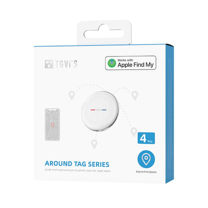 TGVIS TAG Series Wireless Positioning Tracker(Black) - Car Tracker by buy2fix | Online Shopping UK | buy2fix