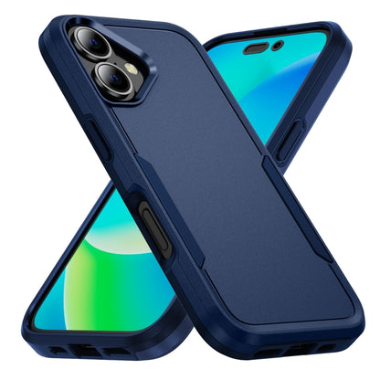 For iPhone 16 Plus Pioneer Armor Heavy Duty PC + TPU Phone Case(Blue) - iPhone 16 Plus Cases by buy2fix | Online Shopping UK | buy2fix