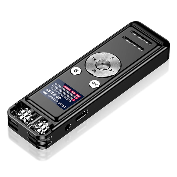 ZD43B Omnidirectional Dual Mic Smart Noise Reduction Voice Recorder, Memory:32GB(Black) - Recording Pen by buy2fix | Online Shopping UK | buy2fix