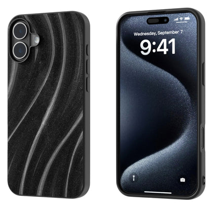 For iPhone 16 Galactic Pattern Protective Phone Case(Black) - iPhone 16 Cases by buy2fix | Online Shopping UK | buy2fix