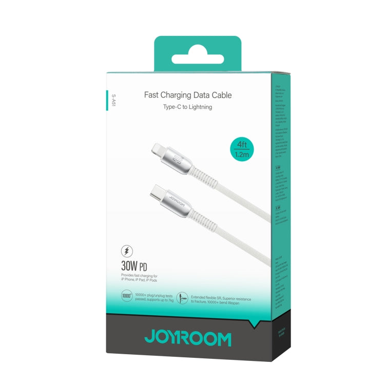 JOYROOM S-A51 Cutting-Edge Series 3A Fast Charging Data Cable, Type-C to 8 Pin Cable, Length: 1.2m(Light Gray) - 2 in 1 Cable by JOYROOM | Online Shopping UK | buy2fix