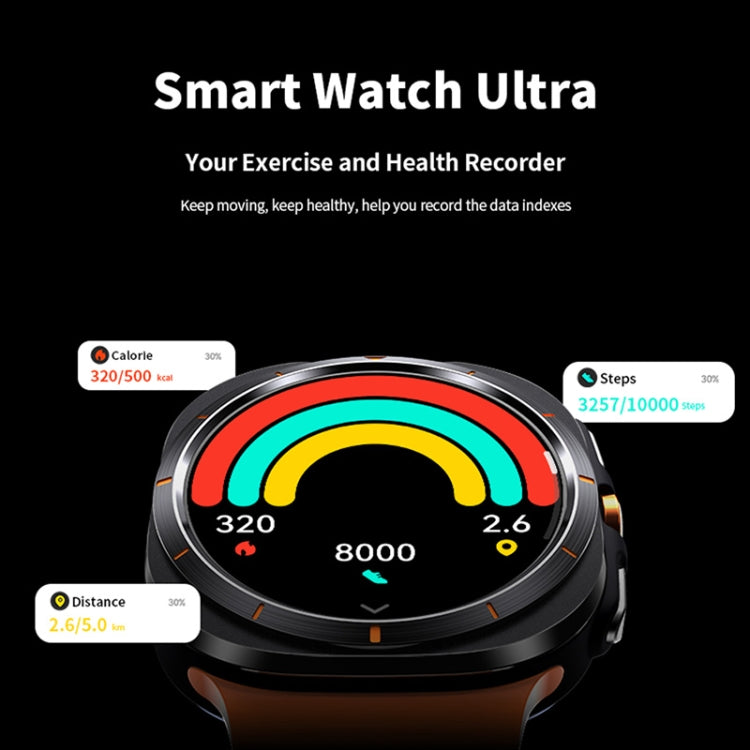 W7 1.43 inch IP68 Waterproof Smart Watch, Support Sedentary Reminder / Sleep Monitoring(White) - Smart Watches by buy2fix | Online Shopping UK | buy2fix