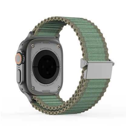 For Apple Watch SE 2023 40mm DUX DUCIS YC Series Ocean Nylon Watch Band(Green) - Watch Bands by DUX DUCIS | Online Shopping UK | buy2fix