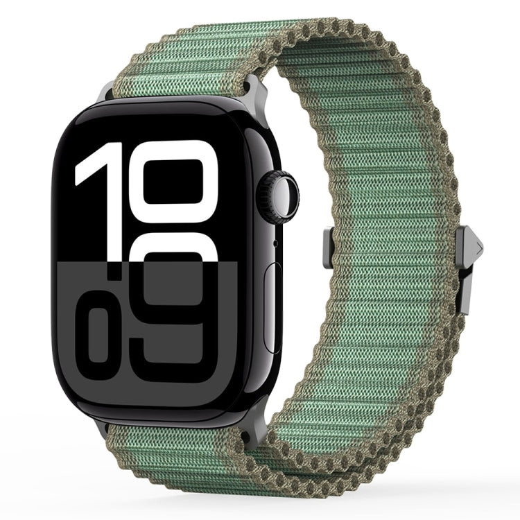 For Apple Watch Series 10 42mm DUX DUCIS YC Series Ocean Nylon Watch Band(Green) - Watch Bands by DUX DUCIS | Online Shopping UK | buy2fix