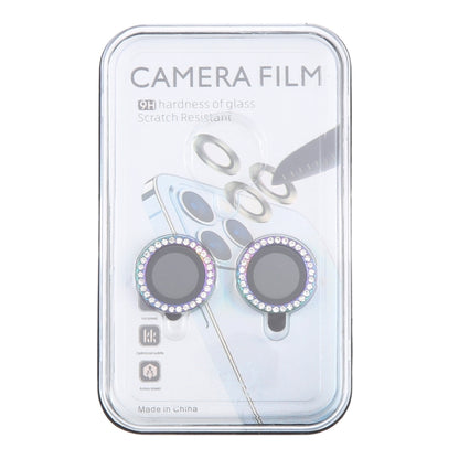 For iPhone 16 / 16 Plus 9H Point Drill Camera Lens Protector Ring(Colorful) - iPhone 16 Plus Tempered Glass by buy2fix | Online Shopping UK | buy2fix